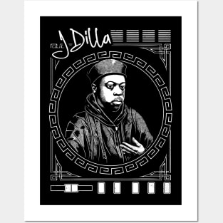 J Dilla / 90s Hip Hop Design Posters and Art